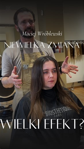Maciej Wróblewski on Instagram: "Drobna zmiana - wielki efekt? Jak podoba się Wam Patrycja w rozświetlonej, nowej wersji?✨✨✨ Make up @dorota.bielinska.makeup #fryzjerstwozpasją #haircut #hairstylist #refleksy #marbella"