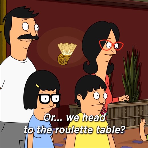 330K views · 10K reactions | linda should have roulette them take a chance at that table 螺 stream a new #bobsburgers now on Hulu! | Animation Domination | Facebook