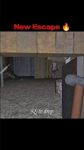 New Location & Escape 💯 in Granny Remake 1.3 🥶 #granny #horrorgaming #shorts
