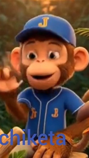 Monkey Playing Baseball part 1
