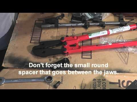AK47 Kitchen build, Front Trunnion Installation with Tothtool rivet squeezer.wmv