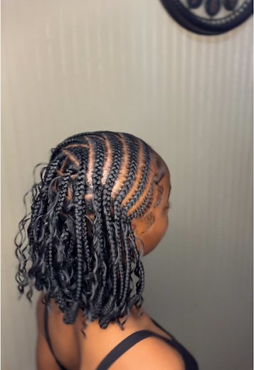#fyp #naturalhair #bohobraids #bantu #bob #fulanibraids #barbados #barbadosbraider