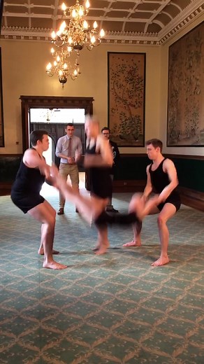Most skips over a human skipping rope in one minute: 48 by Acropolis 🇬🇧 #jumprope