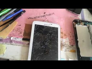 Booting a galaxy tab that displays a black screen and restarts in a loop