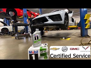 GM Corvette Certified Oil Change Process