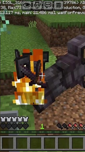 this how I combo the full netherite armor zombie #minecraft