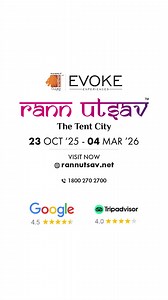 When the stars of India choose the white desert, what’s stopping you? From soul-soothing sights, culture-packed moments, to moonlit nights, Rann Utsav leaves every heart a little fuller. 🗓️ Oct 23, 2025 - Mar 04, 2026 📍Dhordo, Kutch, Gujarat 📞 1800 270 2700 🌐 www.rannutsav.net Plan your trip before the dates are sold out. | Rann Utsav White Desert Festival