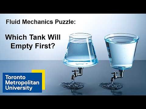 Fluid Mechanics Puzzle and Demonstration: Draining Tanks