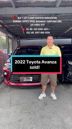 2022 Toyota Avanza SOLD! Quality Preowned Car for Sale