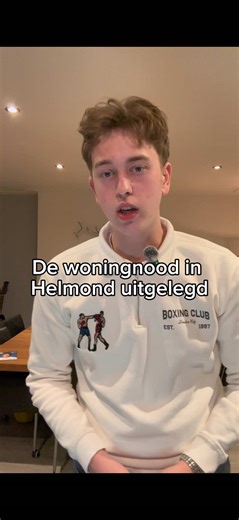 Dit is mijn belangrijkste verkiezingsonderwerp: Sam Agten nummer 10 CDA Helmond. Heel goed dat er brede politieke aandacht is voor dit probleem. Als jij de woningnood net zo belangrijk vindt als ik, stem dan op mij op woensdag, serieus iedere stem kan het verschil maken. Als je niet mag stemmen, probeer je ouders of vrienden te overtuigen om te gaan stemmen, want we moeten dit probleem echt samen oplossen. Ik ben bezig met politicologie en vanuit die achtergrond wil ik me inzetten voor de stad w