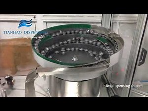 Full automatic thread locking adhesive gluing machine