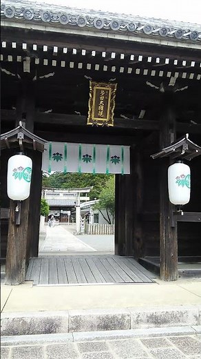 提灯に、笹竜胆紋（源氏）と三つ葉葵（徳川家） 川西 多田神社