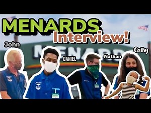 Interviewing Menards Workers