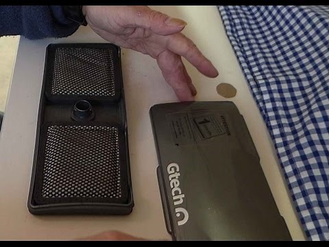 How to remove and refit the G-Tech vacuum filters