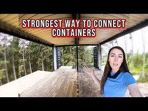 How we CONNECTED the INTERIOR of our CONTAINER HOUSE #build #howto #diy #home