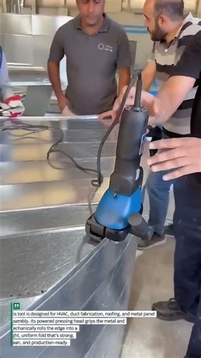 This Tool FOLDS STEEL Like Paper 😱 One Press = Perfect Seam! 🔥 #SheetMetal #ToolMagic #WorkshopUSA