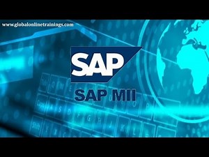 SAP MII Training Demo Video | SAP MII Online Course -Global Online Trainings