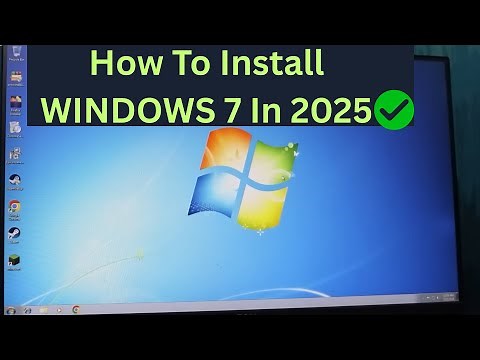 How To Install WINDOWS 7 In 2025✅ | Windows 7 Installation Step by Step