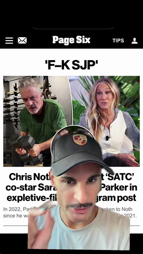 Chris Noth is a miserable and throwing SJP under the bus bc he’s jealous ok bye #andjustlikethat #sexandthecity #sarahjessicaparker #fypシ #foryou