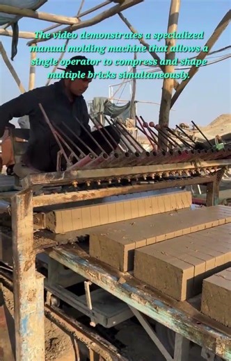 Efficient Manual Brick Production: Mastering the Clay Press Machine