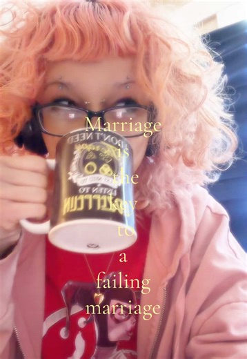 If you wanna diminish you’re autonomy and get sold like cattle, just to prove with government paperwork you are loyal- go ahead and enjoy those historical power imbalances and economic factors that’ll keep you married cause of money money money. #fypシ #xyzbca #punkloser #fuckmarriage #jaggededge