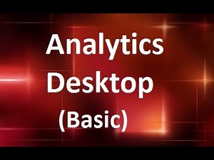 MicroStrategy - Analytics Desktop (Basic) - Online Training Video by MicroRooster