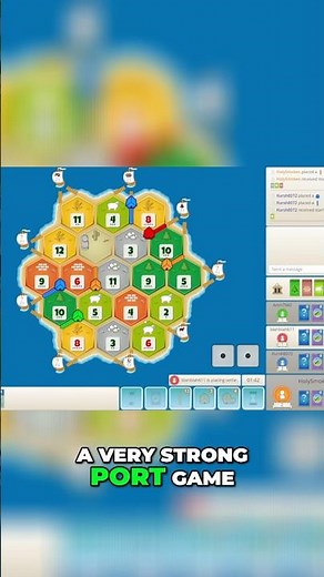 Catan Secret When Playing A 2:1 Port Strategy #catan #boardgames #catanstrategy