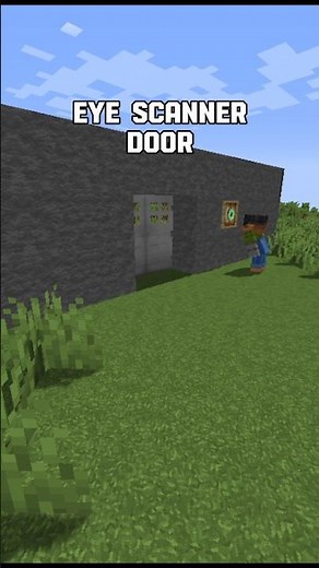 eye scanner door 🤯#minecraft #shorts #minecraft​ #minecraftbuilds​ #minecrafttutorial​