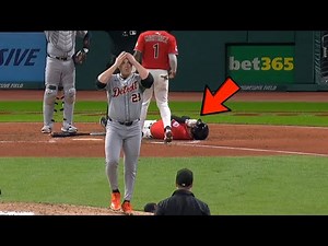 David Fry Carted Off After 99mph Fastball to the Face - Doctor Explains