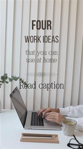 four work idea u can work from home #workfromhome #motivation