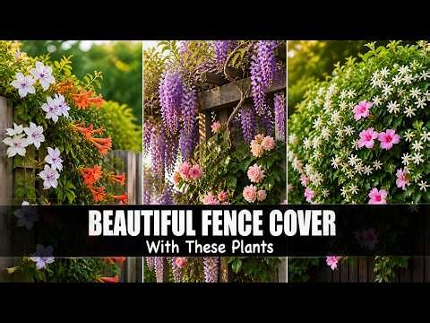 20 Climbing Plants That Will Cover Your Fence FAST!