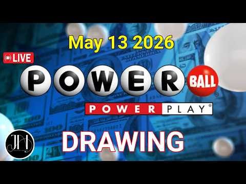 Powerball drawing live Results 13 May 2026 | powerball drawing live today
