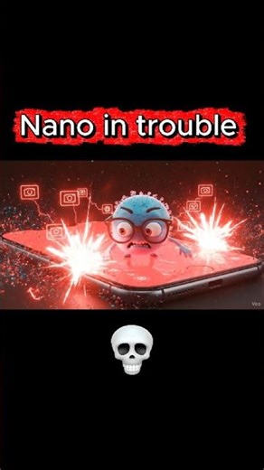 when a Nano Tries Using a Phone... Chaos 😂☕#shorts #funny