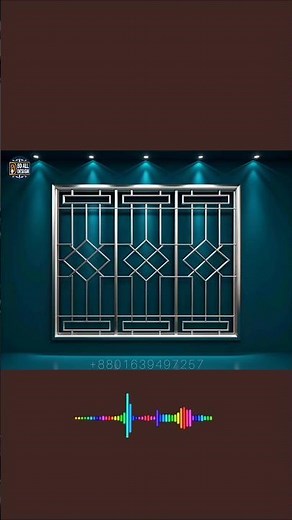 Luxury Window Grill Design for House Front | Modern Style