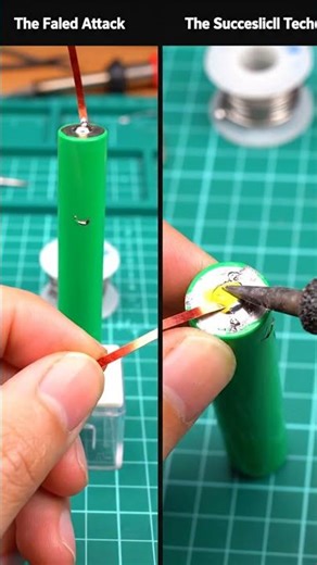 soldering battery