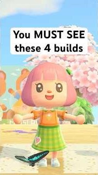 Top 4 Builds on Ladybug Island! 🌷 #acnh