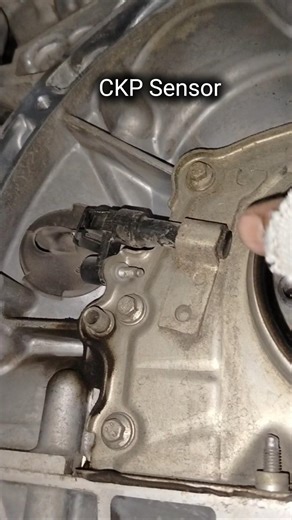 Mazda CX-9 V6 3.5L CKP Sensor Location | Crankshaft Position Sensor | #automobile #mechanic #shorts