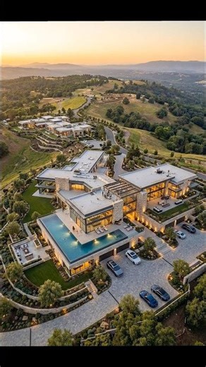 Transformation of empty land into a luxury mansion | #timelapse #construction