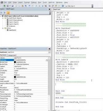 19Текстовое поле «TextBox3» вставить и отформатировать Excel VBA