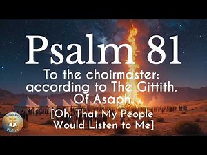 Psalm 81 - Music/Melody applied to Psalm - Sung in Worship (Lyric Video)