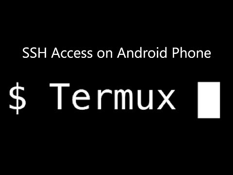 How to set up SSH Server in Termux(Android)