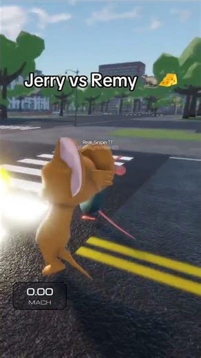 Jerry VS Remy 🐭⚡️ ( Roblox ) #roblox #shorts