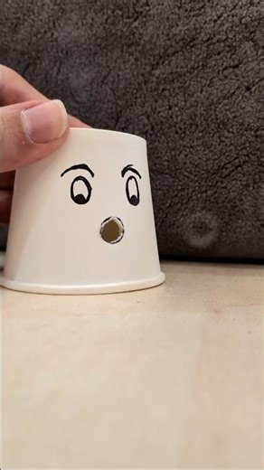 Viral Smoke Ring Cannon with Paper Cup 💨 Easy #DIY Magic! #craftideas #ytviral