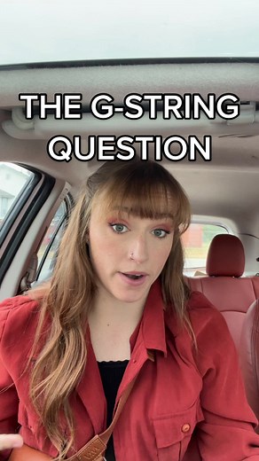 Do you wear G-Strings for fun or is it only business, I need to know. #gstring #underwear