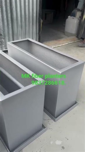 #planter rectangular frp planters