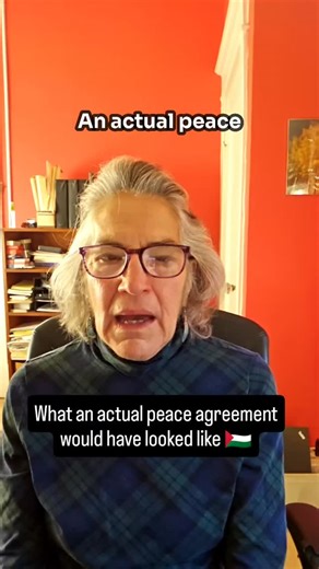 Transnational Institute on Instagram: "Phyllis Bennis explains that Gaza is still under occupation even after the ceasefire. Israeli troops remain inside Gaza with no plan to withdraw, and maps for troop redeployment only shift control from one area to another. She says a real peace agreement would follow international law and require full withdrawal, as the International Court of Justice has ruled. The ICJ declared Israel’s occupation and settlements illegal and called for the removal of all tr