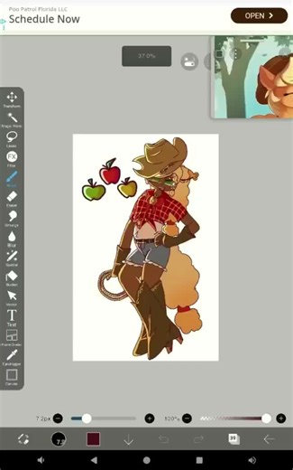 i hate trees#originalcharacter #art #digitalart #ibispaintx #applejackmlp