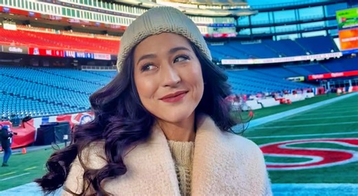 Everyone Is Going Wild Over Mina Kimes’ Sideline Outfit [PHOTO]