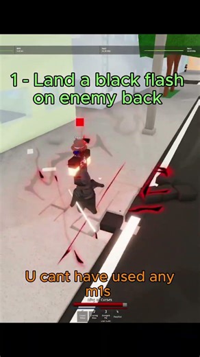 How to do the Flashy and cool black flash chains!!!! #jjs #roblox #jjkgame #jujutsushenanigans