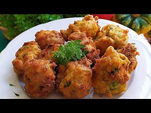 Κολοκυθοκεφτέδες-Λουκουμαδακια της Γκολφως, αφράτα με τυριά υπέροχα , Pumpkin meatballs,
